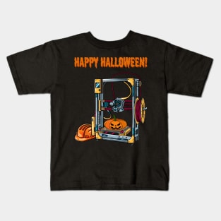 3D Printer #1 Halloween Edition Kids T-Shirt